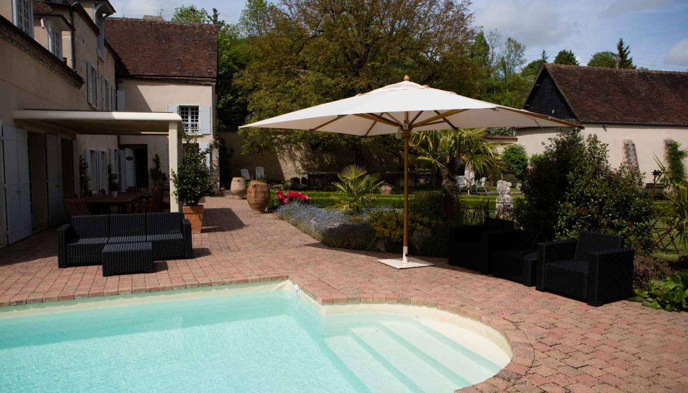 La piscine chauffée d'eau de mer